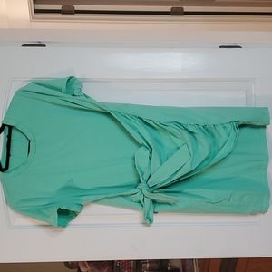 Turquoise Dress with Tie NWOT